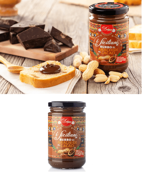 Dolgam Pistaziencreme I Siciliani 100% Kakao-Erdnussbutter - 375 g