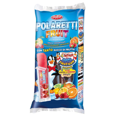 Polaretti Fruit Boy Ice Eis cream Lollies mit Fruchtsaft zum Einfriere 10x 40ml - Italian Gourmet