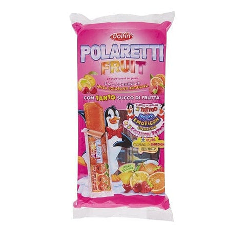 Polaretti Fruit Girl Ice Eis cream Lollies mit Fruchtsaft zum Einfriere 10x 40ml - Italian Gourmet