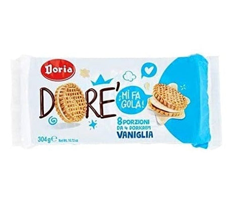 Doria Dorè Vaniglia Kekse mit Vanillecreme 304g - Italian Gourmet