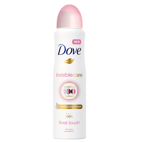 Dove Invisible Care Floral Touch Deodorant Spray 0% Alkohol 48h Anti-transpirant 150ml - Italian Gourmet