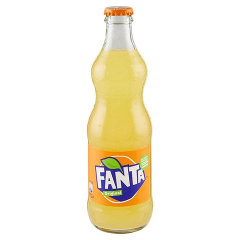 Fanta Soft Drink MHD 18/01/2023 Fanta Original Orange Erfrischungsgetränk in Glas 330ml