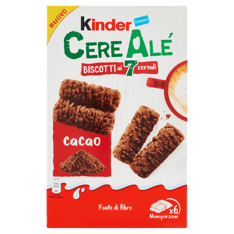 Ferrero Kekse Kinder Cerealé Biscotti ai 7 Cereali al Cacao Getreide Kekse mit Kakao 204g