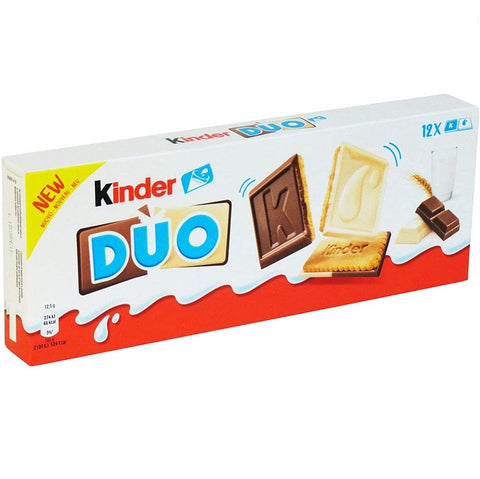 Ferrero Süße Snacks Ferrero Special Kinder Duo Keks mit Milch und weißer Schokolade überzogen 150 g 8000500385807