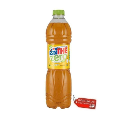 12x Ferrero Estathè Limone Zero Zitrone Italienischer Eistee PET 1.5L - Italian Gourmet