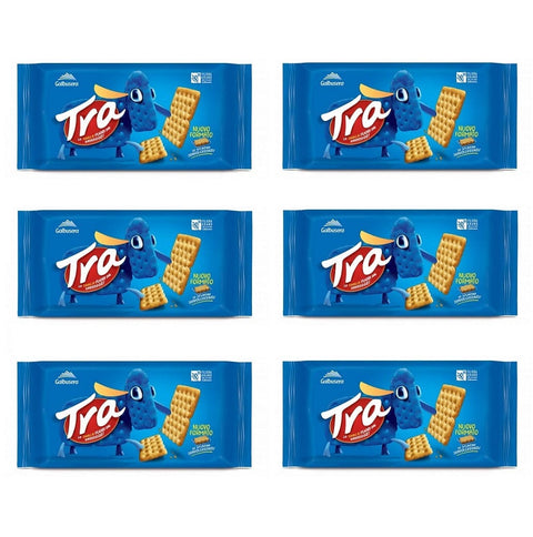 Galbusera Crackers 6x250g Galbusera Tra Cracker Salziger Snack ( 10 x 25g ) 250g Salzgebäck Knabberartikel 8002190006581