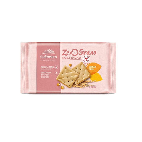 Galbusera Zero Grano Cracker mit Reis und Mais 320g - Italian Gourmet