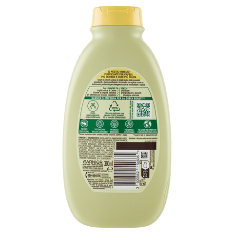 Garnier Balsamo Garnier Shampoo Purificante Argilla dolce e cedro Reinigender süßer Ton und Zedernholz 300ml 3600542154635