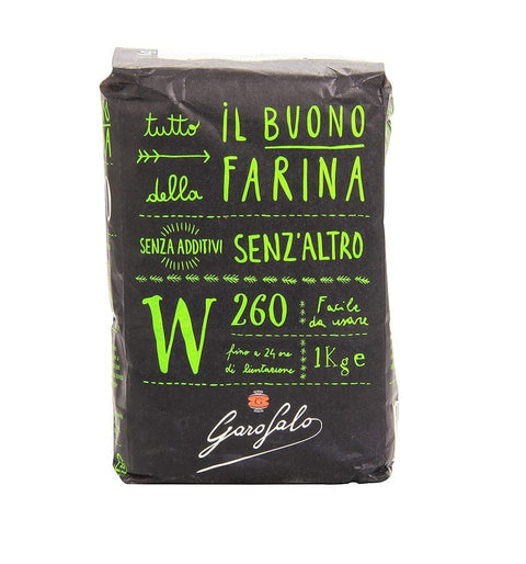 Garofalo Farina di Grano Tenero W260 Weichweizenmehl Typ 00 1Kg - Italian Gourmet