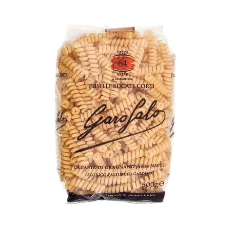 Garofalo Pasta di Gragnano Fusilli bucati corti 500g - Italian Gourmet