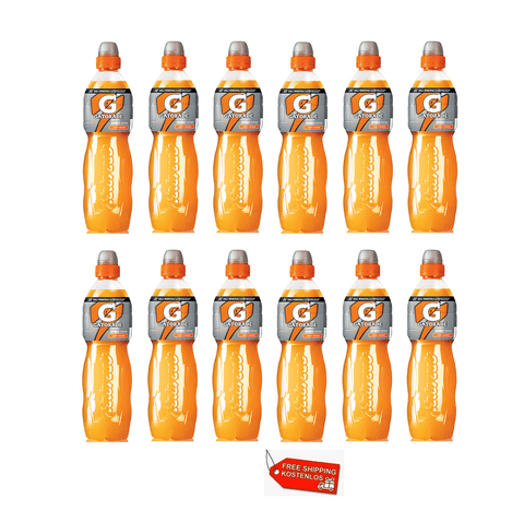 12x Gatorade Arancia Energy Drink Orange Einweg PET 1Lt - Italian Gourmet