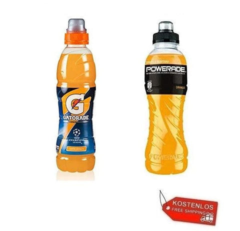 Testpaket Gatorade Powerade Arancia Energy Drink Orange 24x50cl - Italian Gourmet