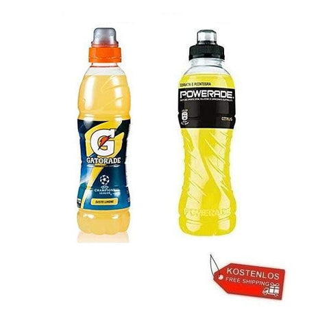 Testpaket Gatorade Powerade Limone Energy Drink Lemon 24x50cl - Italian Gourmet