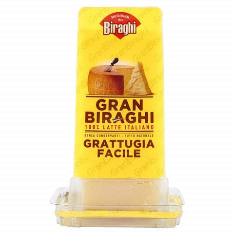 Gran Biraghi Grattugia Facile 100% Italienische Milch gereifter Käse 200g - Italian Gourmet