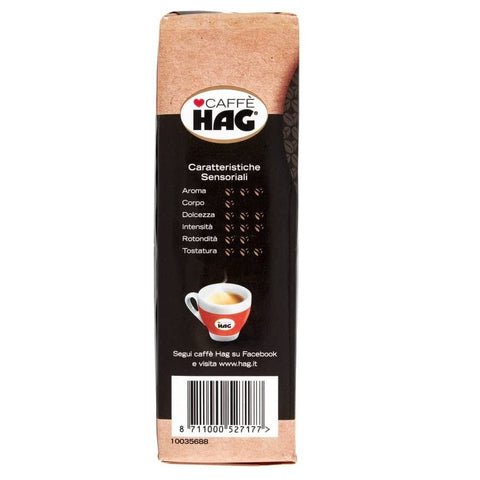 Hag Kaffee Hag Gusto Oro Entkoffeinierter gemahlener Kaffee Gold Taste 100% arabica 250 gr 8711000527177