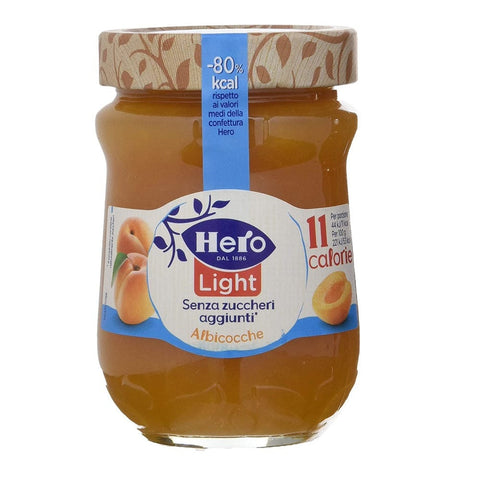 Hero Marmellata Albicocca Leichte Aprikosenmarmelade 280g - Italian Gourmet