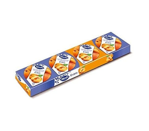 Hero Marmellata Albicocche Einzeldosis Aprikosen Marmelade Poker Box (4x25g) - Italian Gourmet