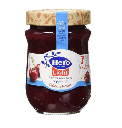 Hero Marmellata Ciliegie Rosse Hellrote Kirschen Marmelade mega pack 6x280g - Italian Gourmet