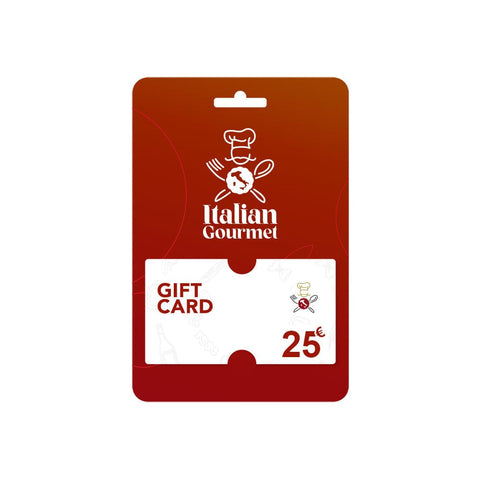 Italian Gourmet Buoni regalo 25,00 € Digitaler Italian Gourmet Gutschein 25€