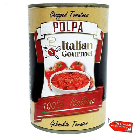 Italian Gourmet Tomaten 24x Italian Gourmet Polpa di pomodoroFein gehacktes Tomatenmark 400g 8032804040014