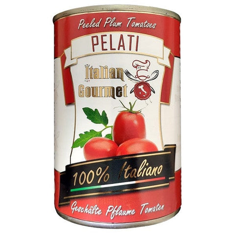 Italian Gourmet Geschälte Pflaumentomaten (400ml) - Italian Gourmet