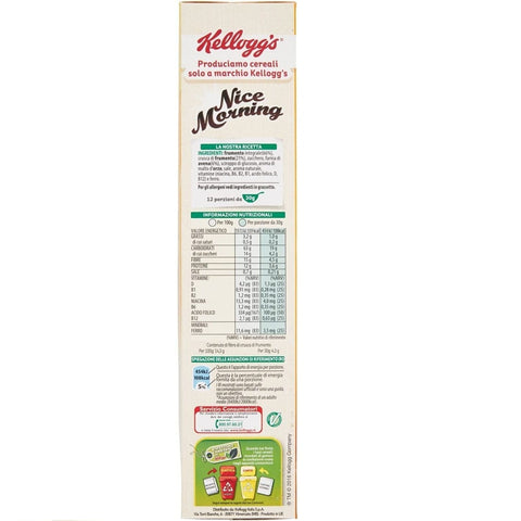 Kellogg Getreide Kellogg's Nice morning Cereals mit natürlichen Weizenkleiefasern 500g 5059319009872