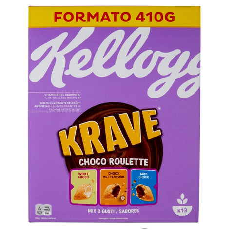 Kellogg's Getreide Kellogg's Krave Choco Roulette Cerealien 410g 5053827135313