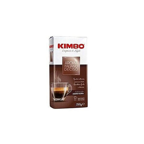 Kimbo Aroma Italiano Deciso Italienischer Kaffee (250 g) - Italian Gourmet