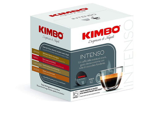 Kimbo Caffè Intenso Kaffeekapseln für Dolce Gusto - Italian Gourmet