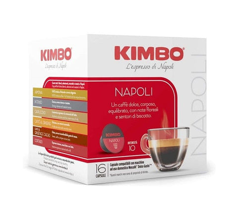 Kimbo Caffè Napoli Kaffeekapseln für Dolce Gusto - Italian Gourmet