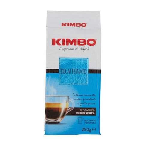 Kimbo Decaffeinato Dek Kaffee entkoffeiniert (250g) - Italian Gourmet