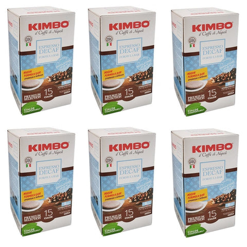 Kimbo Kaffeepads 90xKaffeepads Kimbo Espresso Decaffeinato Formula Bar Caffè in Cilade 15 Entkoffeinierter Kaffeepads 8002200142810