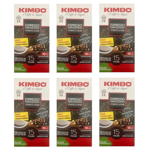 Kimbo Kaffeepads 90xKaffeepads Kimbo Espresso Napoletano Formula Bar Caffè in Cilade 15 Kaffeepads 8002200142803
