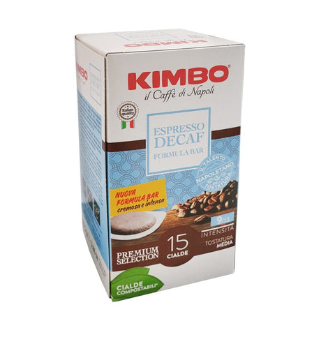 Kimbo Kaffeepads Kimbo Espresso Decaffeinato Formula Bar Caffè in Cilade 15 Entkoffeinierter Kaffeepads