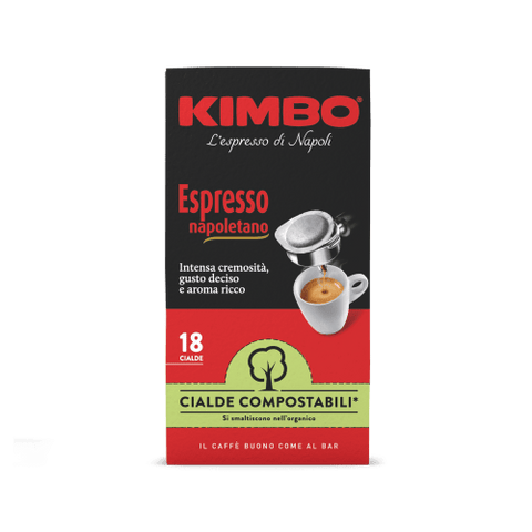 Kimbo Espresso Napoletano Caffè in Cilade 18 Kaffeepads - Italian Gourmet
