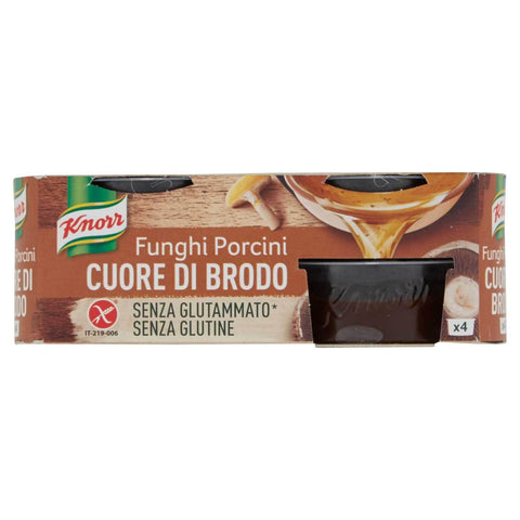 Knorr Brühe 4x28g Knorr Cuore di Brodo Funghi Porcini Herz der Brühe mit Steinpilzen 112g 8710908916045