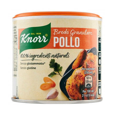 Knorr Brodo Granulare Pollo Hühnerbrühe 150g Gluten & Laktosefrei - Italian Gourmet