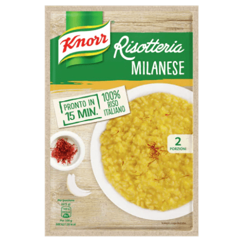 Knorr Risotteria Milanese Reis 175g - Italian Gourmet