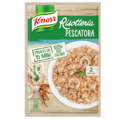 Knorr Risotteria Pescatora Reis mit Meeresfrüchten 175g - Italian Gourmet