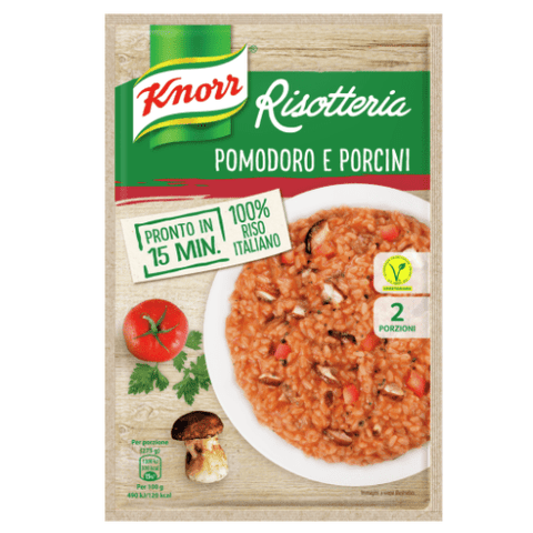 Knorr Risotteria Pomodoro e Funghi Reis mit Tomaten und Pilzen 175g - Italian Gourmet