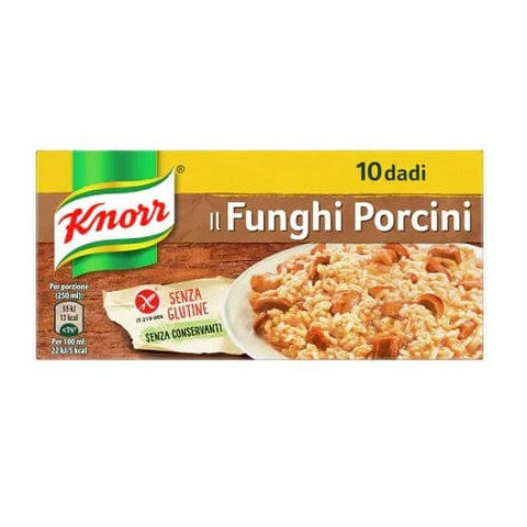 Knorr Dado Funghi Porcini 10 Suppenwürfel Geschmack Steinpilzen - Italian Gourmet
