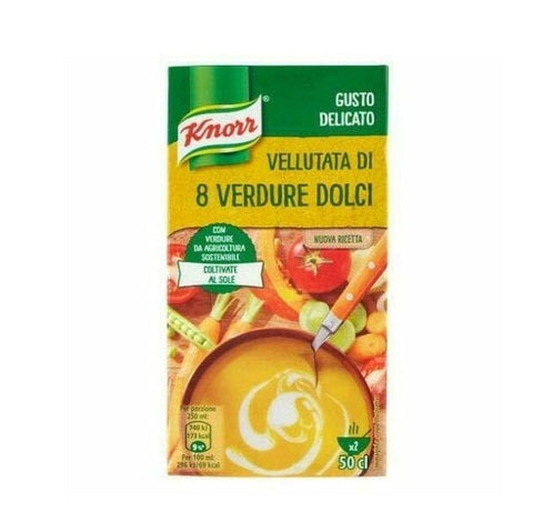 Knorr Vellutata di 8 Grün Dolci Gemüse Creme Mega Pack 6x500ml - Italian Gourmet