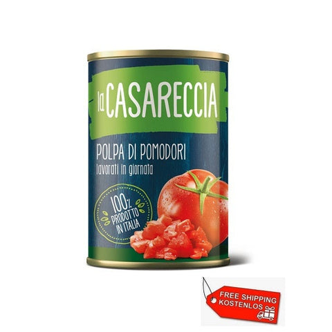 48x La Casareccia Polpa di Pomodoro Tomatenpulpe 400g - Italian Gourmet