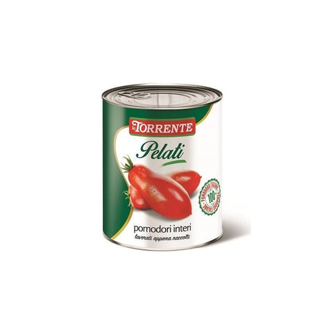 La Torrente Pomodori Pelati Geschälte Tomaten 800g - Italian Gourmet