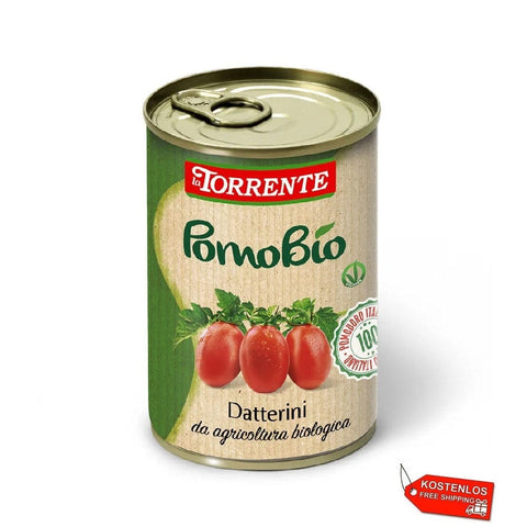 La torrente Tomaten 48x La Torrente PomoBio Datterini biologici Bio-Datterini-Tomaten 400g 8000282003197