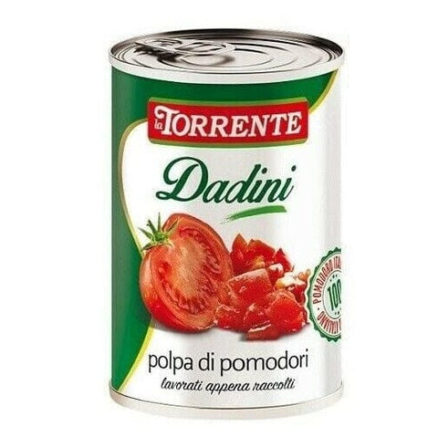La Torrente Polpa di Pomodori Dadini Tomatenmarkensauce 400g - Italian Gourmet