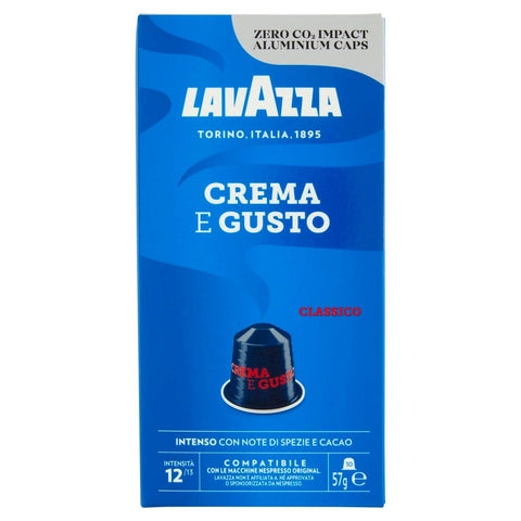 Lavazza Kaffeekapseln Lavazza Capsule Crema e Gusto Classico 10 Kaffeekapseln mit Kakaonoten 57g