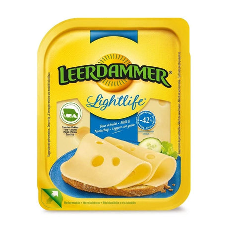 Leerdammer Käse Leerdammer Lightlife Geschnittener Käse Laktosefrei und für Vegetarier Geeignet Packung mit 100g 3073780979542