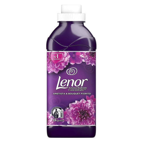 Lenor Ammorbidente Ametista e Bouquet Fiorito Konzentrierter Weichspüler Amethyst und Blumenstrauß 26 Wäschen 650ml - Italian Gourmet