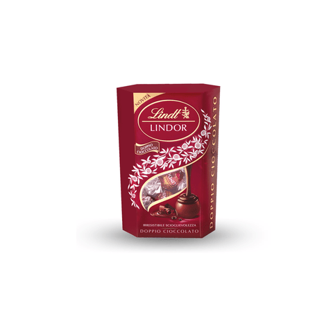 Lindt Pralinen Lindor Cornet Doppio Cioccolato 200g